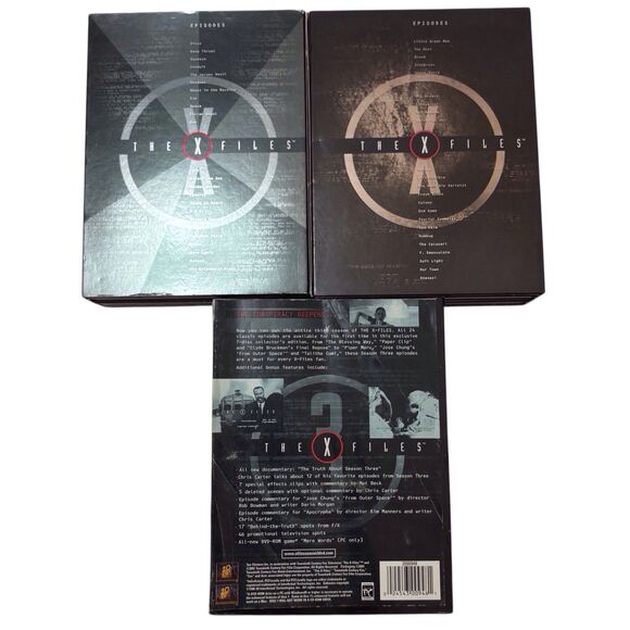 The X-Files DVD Series Seasons 1-3 (Missing Disc 1 Of Season 3) Aliens Police - Picture 3 of 11
